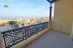 Unfurnished Three Bedrooms apartments for rent In Makadi Heights Orascom with a sea view