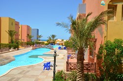 Zwei-Zimmerwohnung mit Pool und Meerblick - El Helal, Hurghada