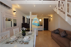 A Two-Bedroom, 90 Sqm, Furnished Apartment With Dome and an Attic For Rent In Makadi Heights