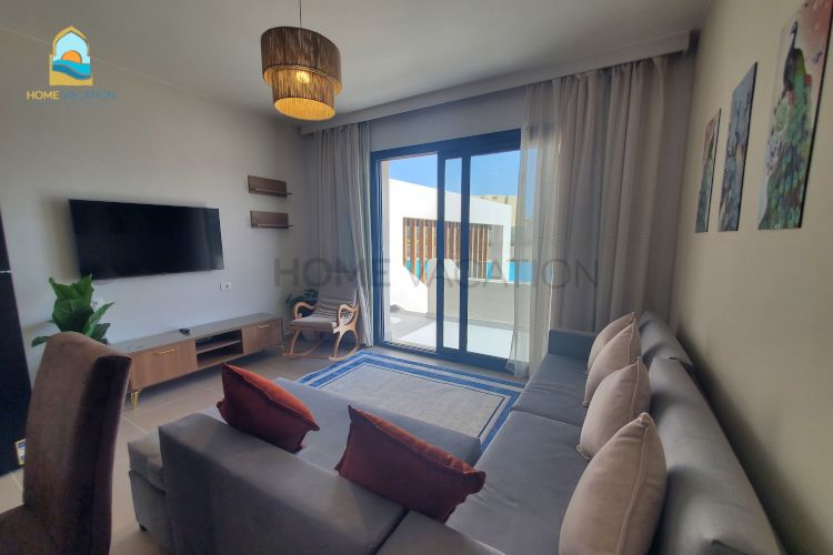 two bedroom apartment for rent makadi heights phase 2 red sea living room_8bb92_lg